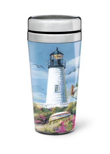 Travel Mug - Lighthouse Harbor